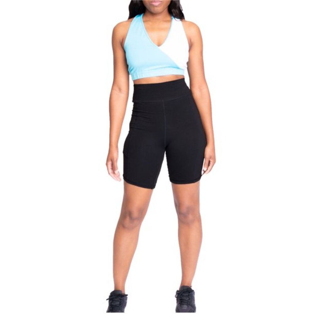 NEW High Waisted Biker Bike Shorts Running Jogging Walking Yoga Workout